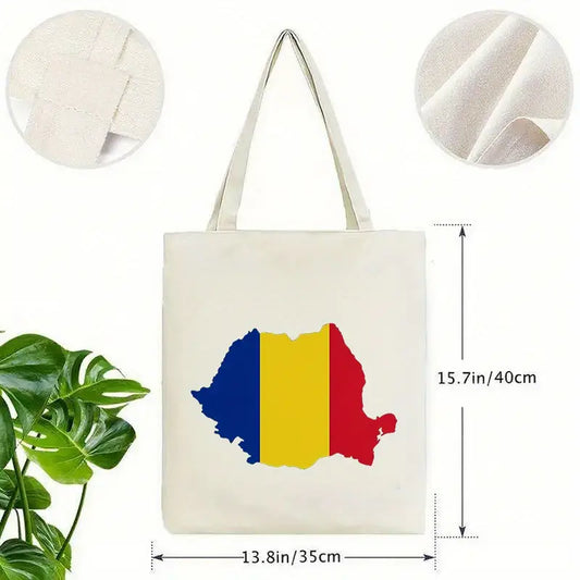 Geantă - Hartă și Steag