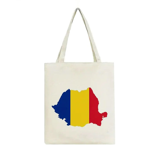 Geantă - Hartă și Steag